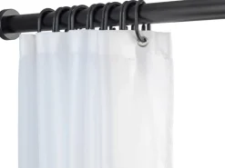 Wenko Gardinenstangen^Teleskop-Duschvorhangstange Luz ausziehbar rostfrei 110 - 185 cm