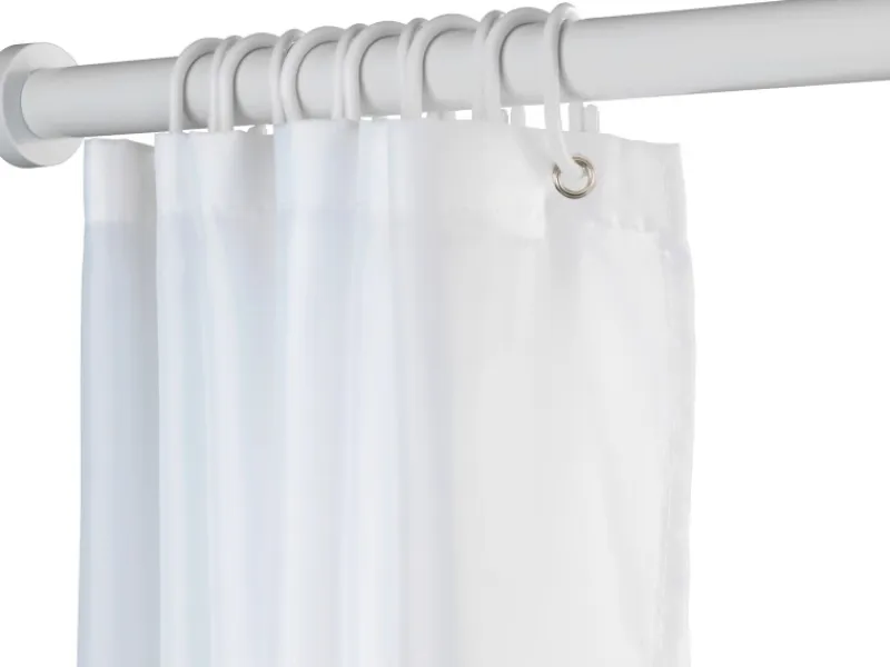 Wenko Teleskop-Duschvorhangstange Luz ausziehbar rostfrei 70 cm - 115 cm