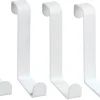 Wenko Garderoben^Türgarderobenhaken Weiß-matt 4er-Set