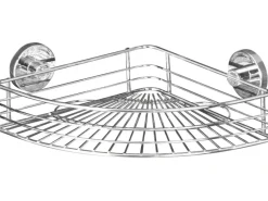 Wenko Aufbewahrung^Vacuum-Loc Eckablage Bari Chrom