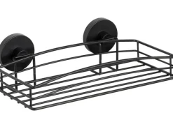 Wenko Wandregale|Aufbewahrung^Wandablage Vacuum-Loc Schwarz