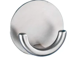 Wenko Klebefolien^Wandhaken Rondo selbstklebend Edelstahl matt