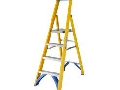 Werner GFK Kunststoff Stufenstehleiter 4 Stufen