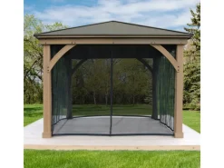 Westmann Insektenschutz^Moskitonetz für Pavillon 300 cm x 225 cm 4er-Pack