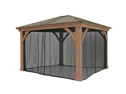 Westmann Insektenschutz^Moskitonetz für Pavillon 325 cm x 225 cm 4er-Pack