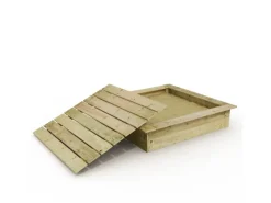 Wickey Sitzbänke^Sandkasten King Kong inkl. Deckel 145 x 145 cm