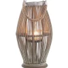 Windlicht Bambus Ø 23 cm x 50,5 cm Natur