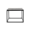 WOMO-DESIGN Design Beistelltisch 60 x 60 cm Handgefertigt Quadratisch Grau