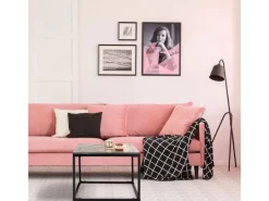 WOMO-DESIGN Design Beistelltisch 60 x 60 cm Handgefertigt Quadratisch Grau