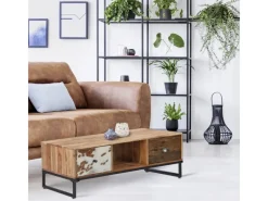 WOMO-DESIGN Sideboards^TV Lowboard Taipei 2 Schubladen 110x50 cm Handgefertigt Massivholz