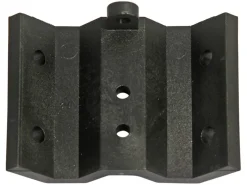 Dieda Zierprofile^Zargenbeschlag Kunststoff Schwarz 4 Stück