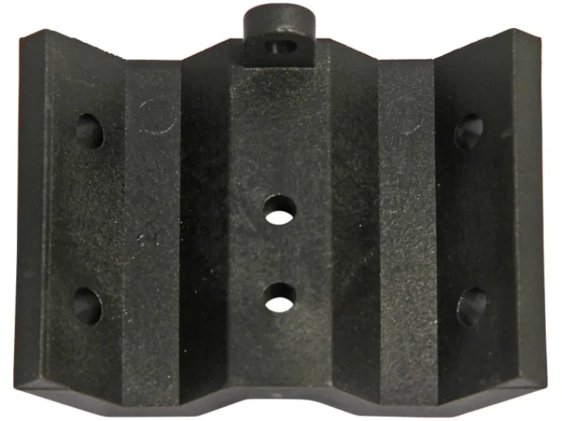 Dieda Zierprofile^Zargenbeschlag Kunststoff Schwarz 4 Stück