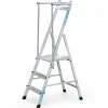Zarges Plattformleiter ZAP Neo S mit Klappbarem Handlauf 3 Stufen