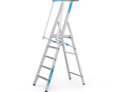 Klapptritte^Zarges Stufenleiter ZAP Safemaster S mit Großer Plattform 5 Stufen