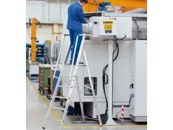 Klapptritte^Zarges Stufenleiter ZAP Safemaster S mit Großer Plattform 5 Stufen