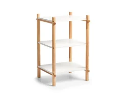 Zeller Weitere Regale^Kinder-Regal MDF/Gummibaum 35,5 cm x 34 cm x 58,5 cm Weiß