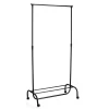Zeller Rollkleiderständer Metall/Kunststoff 86 x 43 x 108-175 cm Schwarz