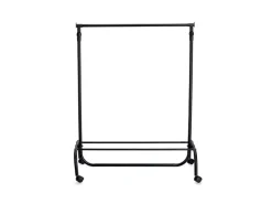 Zeller Rollkleiderständer Metall/Kunststoff 86 x 43 x 108-175 cm Schwarz