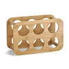 Zeller Ostern^Weinregal Bambus für 6 Flaschen 16 cm x 24 cm x 38 cm Natur
