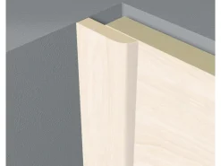 Online Abdeckleiste Birnbaum Weiß 6 mm x 25 mm Länge 2600 mm