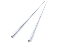 AICA 210cm Kantenprofil Aluminium Profil für 3mm Aluverbundplatte Matt Weiß