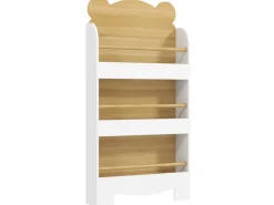 AIYAPLAY Bücherregal für Kinder Kinderregal mit 3 Ablagen aus Holz