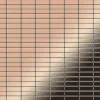 ALLOY Mosaik Fliese Massiv Metall Kupfer Gewalzt Kupfer 1,6mm Stark Cabin-cm 1 Paket mit 10 Matten 1,01 m2 Kupfer