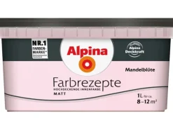 Hot Alpina Farbrezepte Mandelblüte matt 1 Liter Mandelbüte