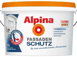 Alpina Fassadenschutz Weiß matt 1 Liter