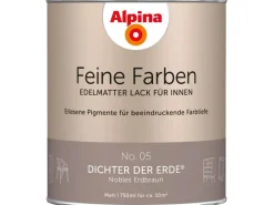 New Alpina Feine Farben Lack No. 05 Dichter der Erde® Braun edelmatt 750 ml Nobles Erdbraun