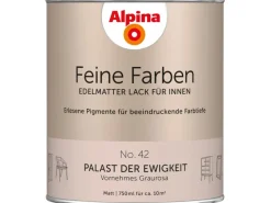 Alpina Feine Farben Lack No. 42 Palast der Ewigkeit® Graurosa edelmatt 750 ml