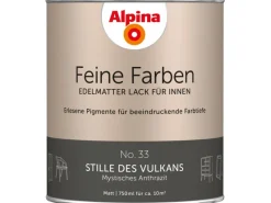 Alpina Feine Farben Lack No. 33 Stille des Vulkans® Anthrazit edelmatt 750 ml