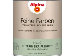 Sale Alpina Feine Farben Lack No. 10 Hüterin der Freiheit® Grün edelmatt 750 ml Edelmütiges Patinagrün