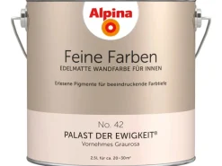 Sale Alpina Feine Farben No. 42 Palast der Ewigkeit® Graurosa edelmatt 2,5 l Vornehmes Graurosa