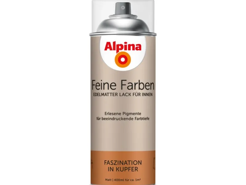 Alpina Feine Farben Sprühlack Faszination in Kupfer 400 ml