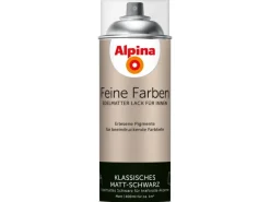 Discount Alpina Feine Farben Sprühlack Klassisches Matt-Schwarz edelmatt 400 ml