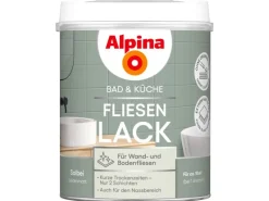 Clearance Alpina Fliesen-Lack Bad & Küche 2 Komponenten Seidenmatt 750 ml Salbei