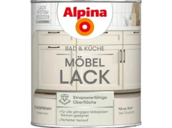 Clearance Alpina Möbel-Lack Bad & Küche Kreidefelsen Seidenmatt 750 ml Beige