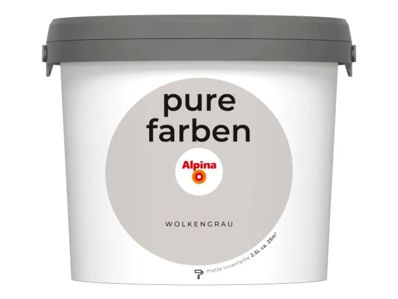 Alpina Wandfarbe Pure Farben 2,5 l