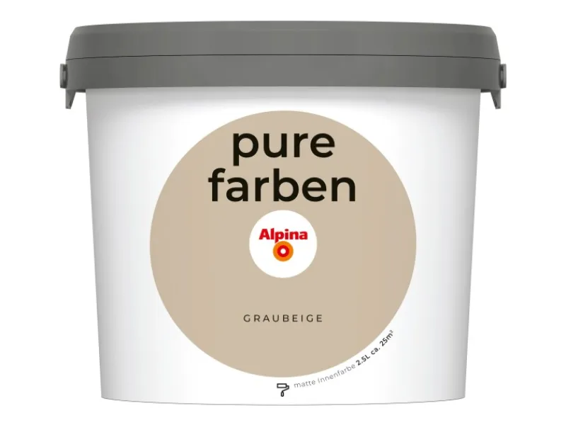 Alpina Wandfarbe Pure Farben 2,5 l