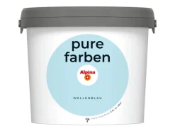 Hot Alpina Wandfarbe Pure Farben 2,5 l Wellenblau
