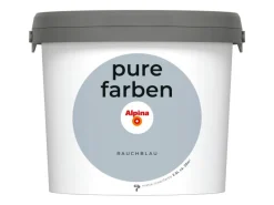 Outlet Alpina Wandfarbe Pure Farben 2,5 l Rauchblau