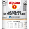 Clearance Alpina Weißlack für Fenster & Türen seidenmatt 750 ml