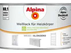 Alpina Weißlack für Heizkörper glänzend 300 ml