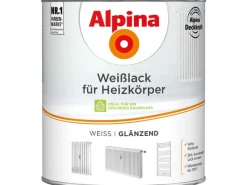 Alpina Weißlack für Heizkörper glänzend 2 Liter
