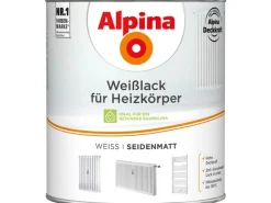 Sale Alpina Weißlack für Heizkörper seidenmatt 2 Liter