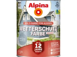 New Alpina Wetterschutzfarbe 2,5 l Silbergrau