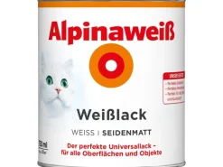 Alpina weiß Weißlack seidenmatt 750 ml