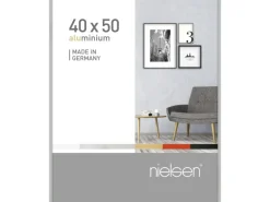 Sale Aluminium Bilderrahmen Pixel 40x50 cm Silber Matt