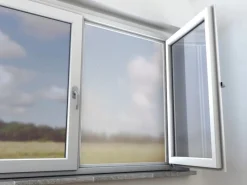 Online Aluminiumnetz Fenster Silber 120 x 100 cm